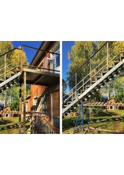 Монтаж пожарных лестниц в МКДОУ 