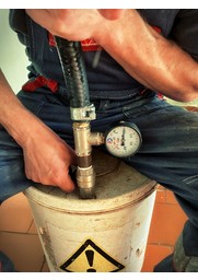 Испытания давления в системе внутреннего пожарного водопровода для одного из Д/С г.Кирова