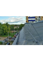 Замена ограждения кровли (северная сторона крыши) в ЦДО г.Кирова