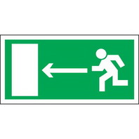E04 Направление к эвакуационному выходу налево